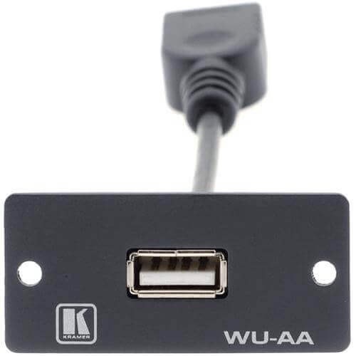 Kramer wu-Aa placa de pared con inserción de usb tipo a