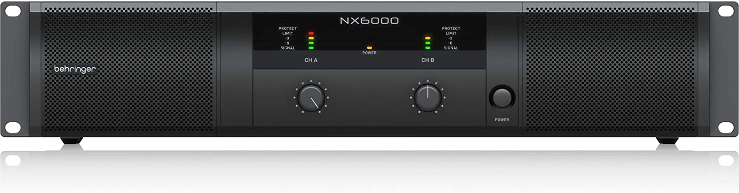 Behringer nx6000 amplificador de potencia 2 canales