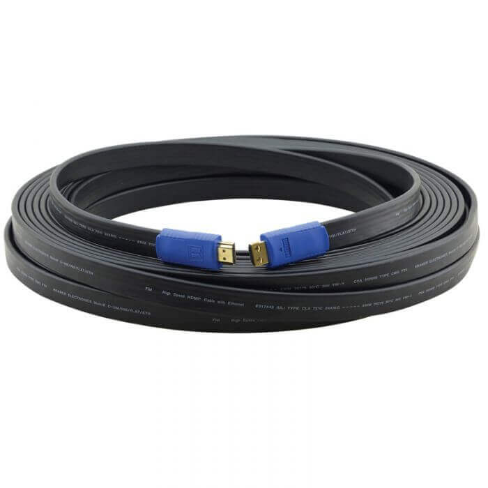 Kramer c-Hm/hm/flat/eth-35 cable hdmi plano de alta velocidad con ethernet de 10.70m