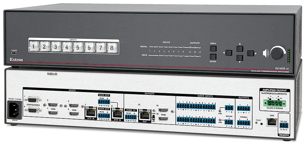 Extron in1608 xi conmutador escalador para presentaciones