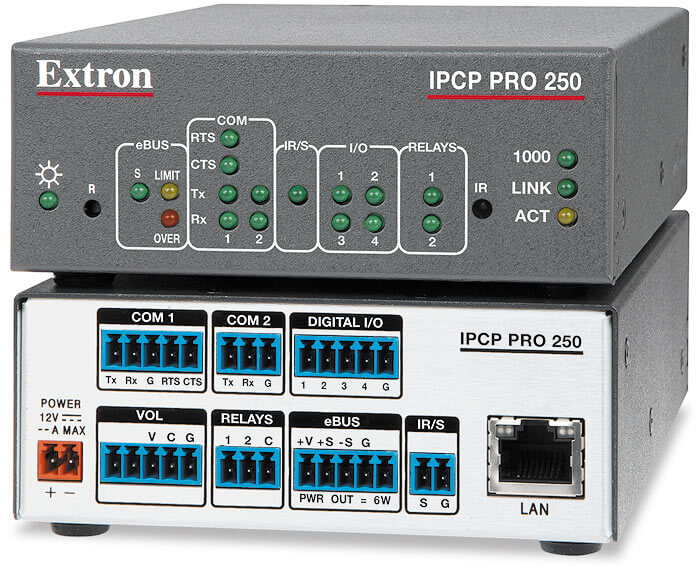EXTRON iPCP Pro 250 Procesador de control ip link pro