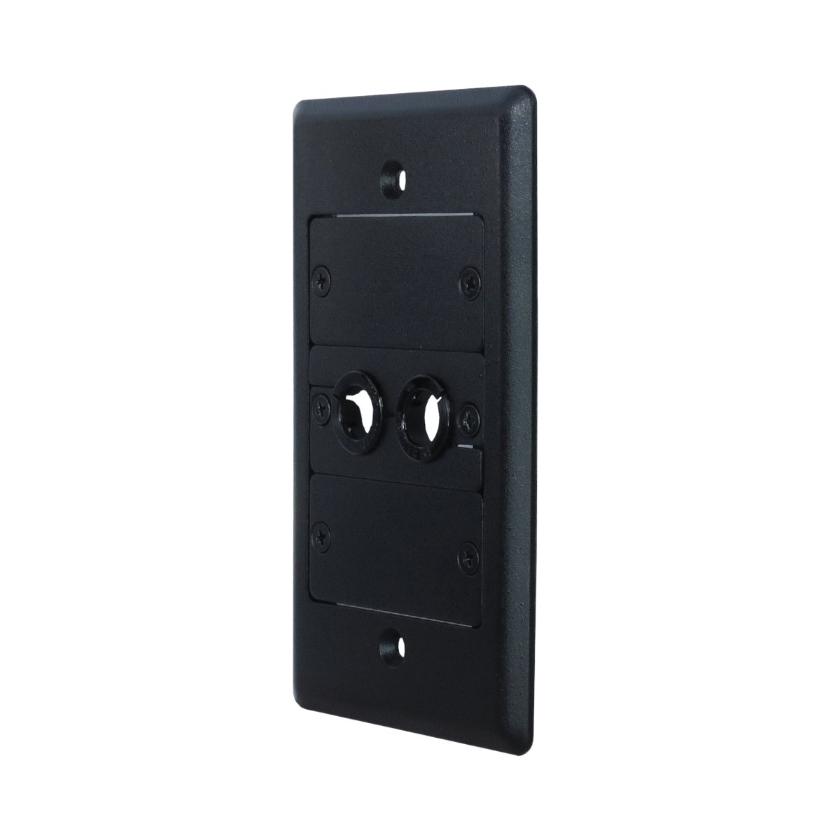 Kramer paq(b)-Wcp-2(b)&frame(b) marco y placa a pared para pasa-Cables doble