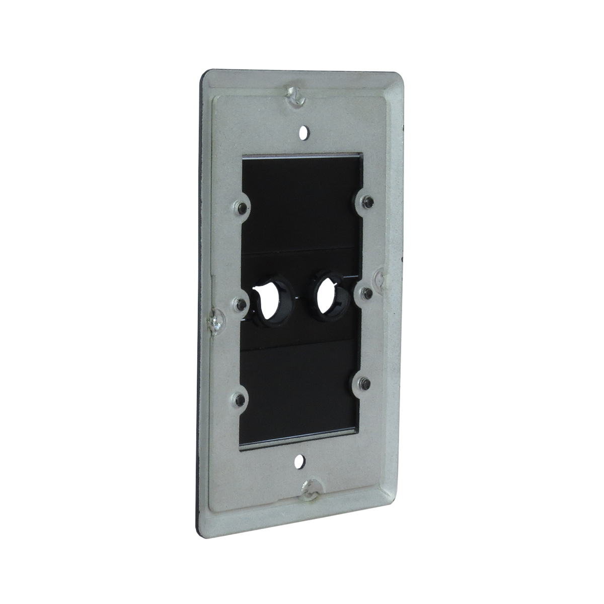 Kramer paq(b)-Wcp-2(b)&frame(b) marco y placa a pared para pasa-Cables doble