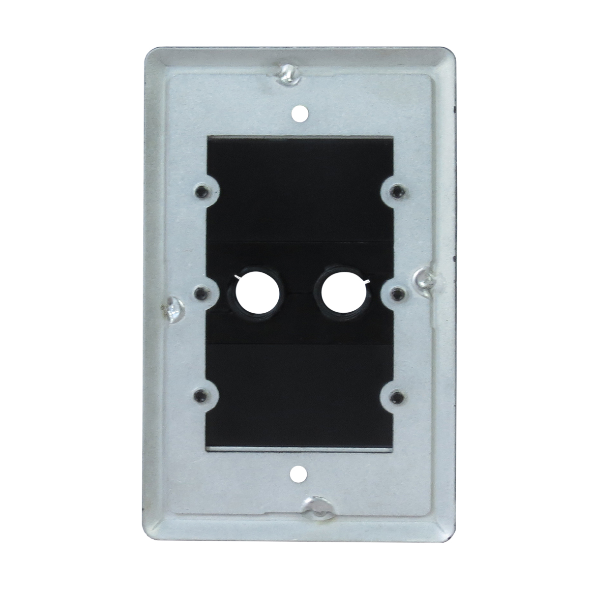 Kramer paq(b)-Wcp-2(b)&frame(b) marco y placa a pared para pasa-Cables doble