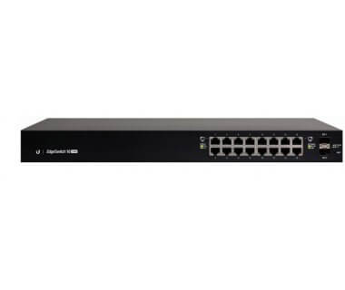 UBiquiti es-16-150w, switch edgemax administrable de 16 puertos