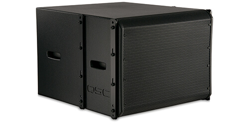 Qsc wl118-Sw-Bk subwoofer de 18 pulgadas, 850w