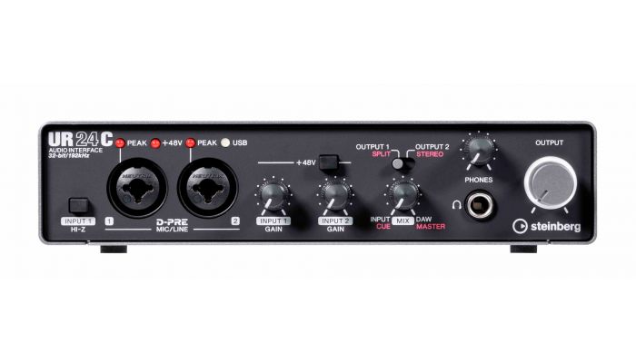 Steinberg ur24c interfaz de audio 2 x 4 usb 3.0