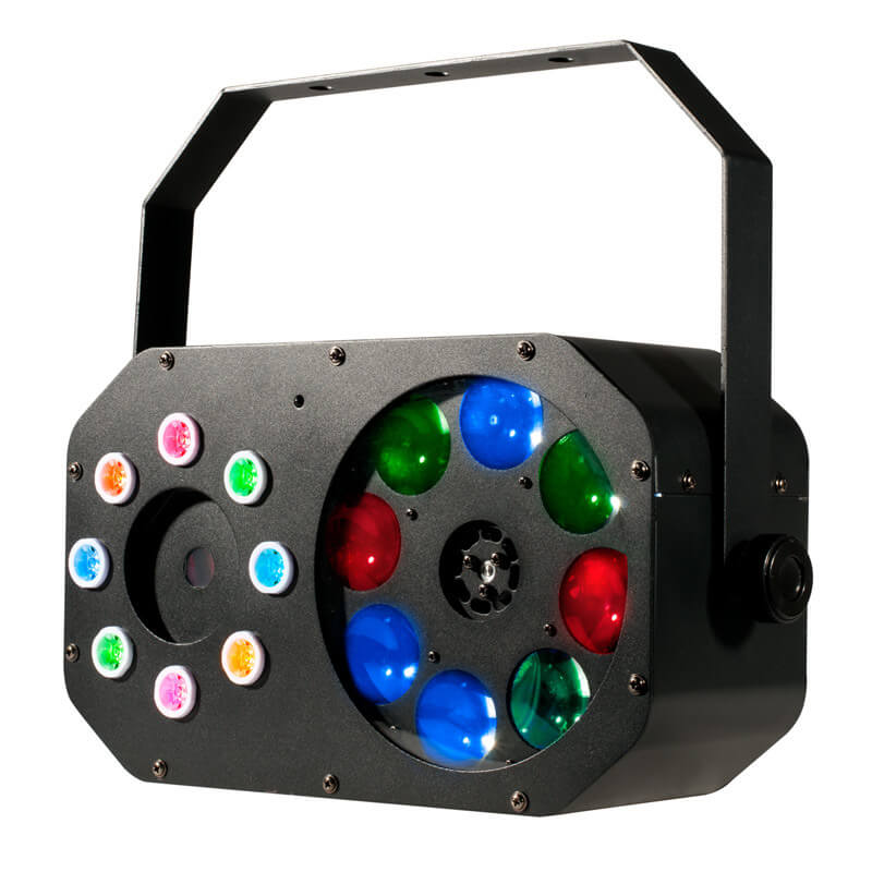 Adj stinger gobo efecto de iluminación 3 en 1 con 8 leds de 1w