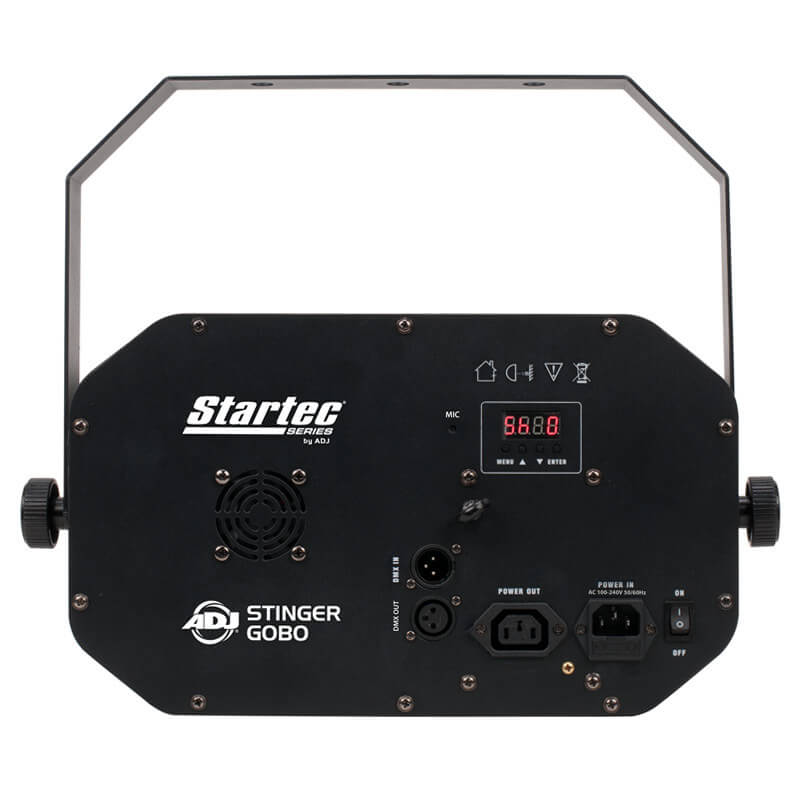 Adj stinger gobo efecto de iluminación 3 en 1 con 8 leds de 1w