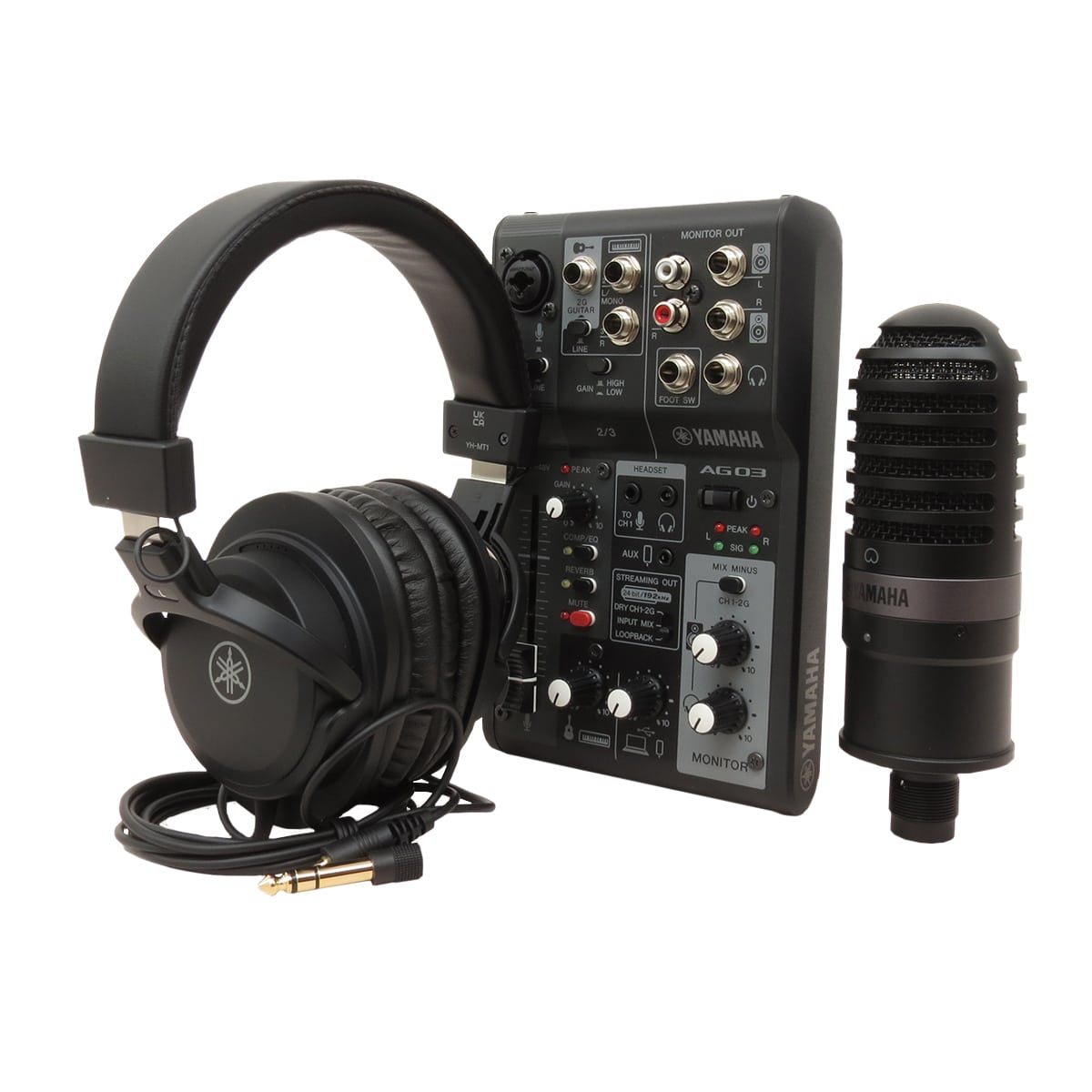 Yamaha ag03mk2blspk paquete de transmision en vivo
