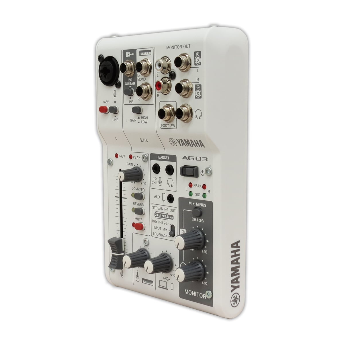 AG03MK2 Yamaha mezclador usb de audio en bucle de transmisión en vivo de 3 canales