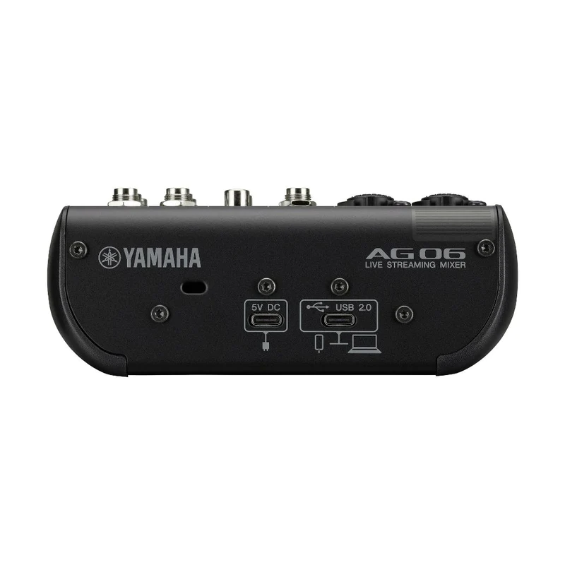 Yamaha ag06mk2b mezcladora de streaming en vivo 6 canales