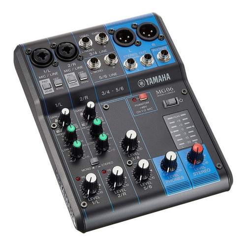 Yamaha mg-06 mezcladora de 6 canales