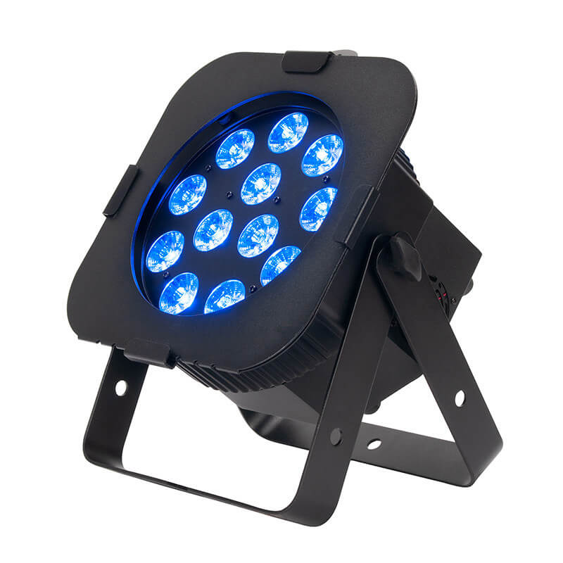 Adj 12px Hex Luminaria Tipo Par Con 12 Leds De 2w Rgbaw+ Uv