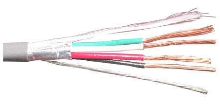 Belden 5302fe Bobina De Cable Multiconductor, Seguridad Y Audio, Blindado, 4 Hilos, 18 Awg