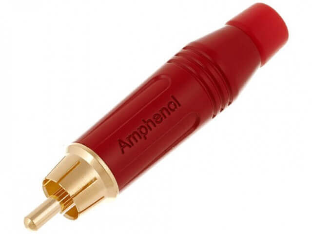 Amphenol Acpr-red Conector De Salida  Rca (rojo.)