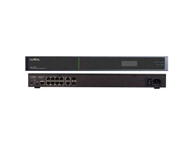 Luxul Ams-1208p Switch Administrado De 12 Puertos / 8 Poe + Gigabit