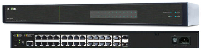 Luxul Ams-2624p Switch Administrado Gigabit L2 / L3 De 26 Puertos