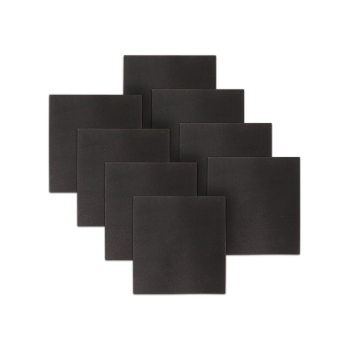 Professional Acoustic Panel Eal2-sxt8 Espuma Acústica Esponja Lisa Sala Tv Kit 8 Pzas 30x30x5cm