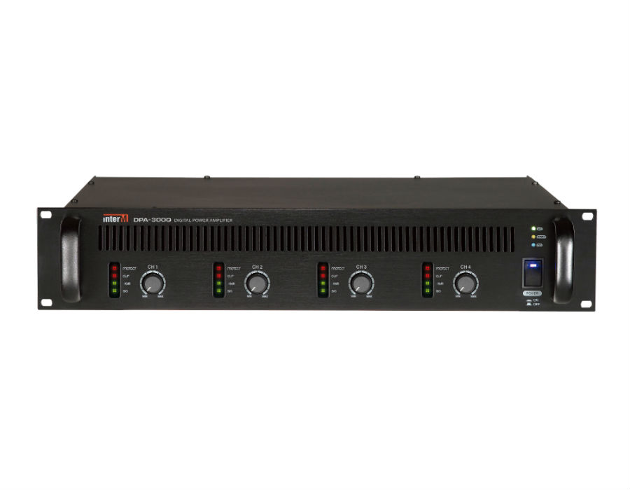 Inter M Dpa-300q Amplificador De Potencia Digital De 4 Canales