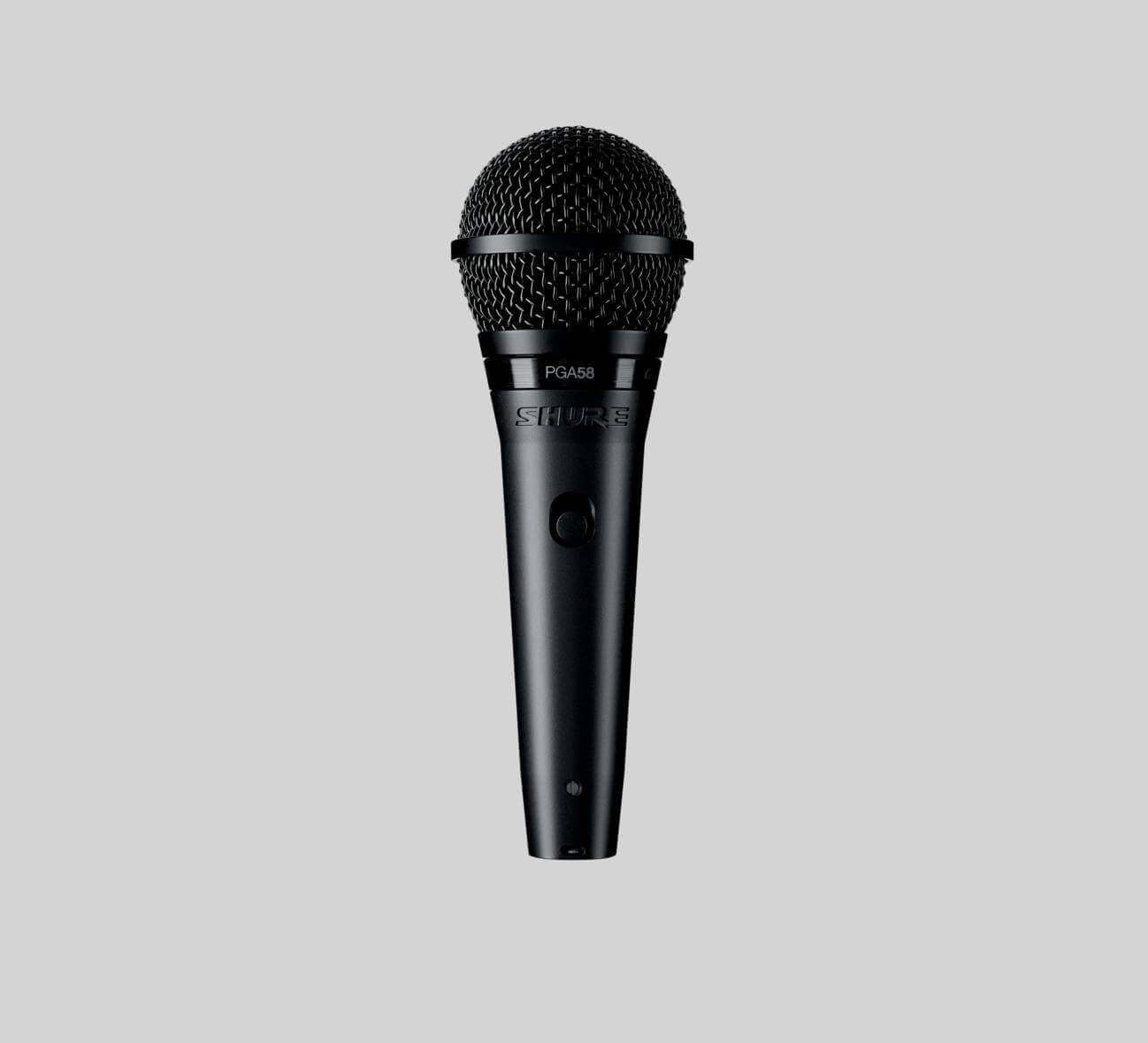 Shure Pga58-xlr Micrófono Vocal Dinámico Cardioide  Xlr-xlr Cable.