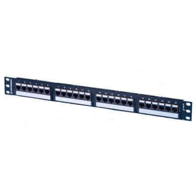 Ortronics Sp6u24 Patch Panel De 24 Puertos Plano Cat6 De 1ur Techchoice