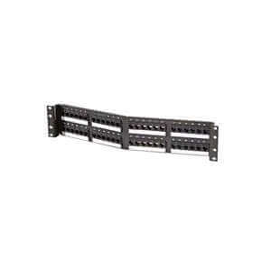 Ortronics Spa6u48 Patch Panel De 48 Puertos Angulado Cat6 De 2ur Techchoice