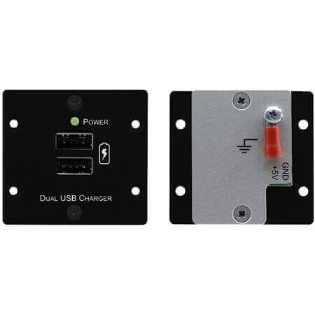 Kramer W-2uc Wall Plate De Inserción Cargador Con Doble Usb