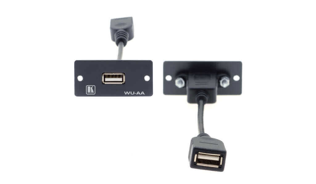 Kramer Wu-aa Placa De Pared Con Inserción De Usb Tipo A