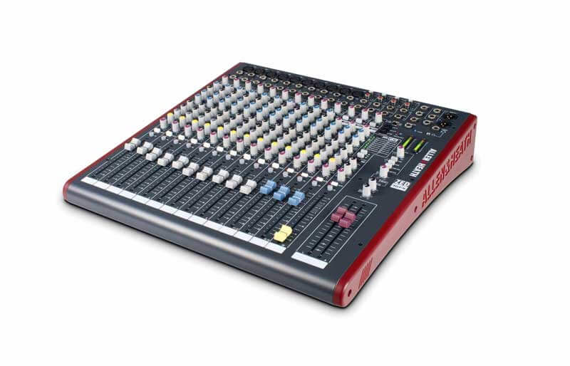 Allen&heath Zed-16fx Mezcladora Analógica De 16 Canales Y 10 Entradas