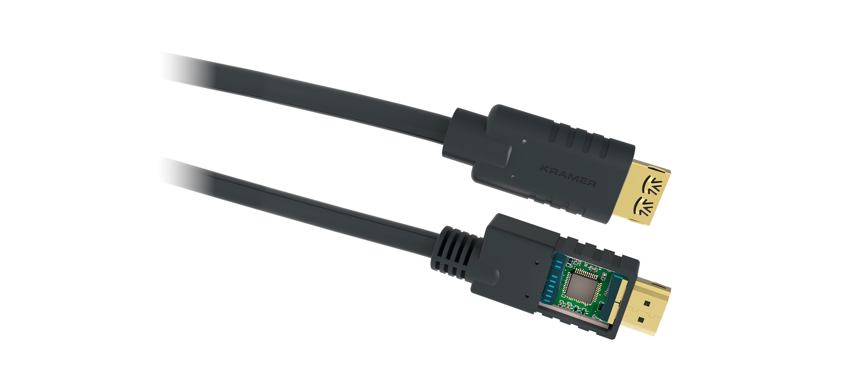 Kramer Ca-hm-66 Cable Activo De Hdmi De Alta Velocidad Con Ethernet De 20m (66ft)