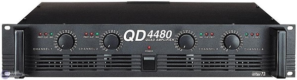 Inter M Qd-4480 Amplificador Cuádruple