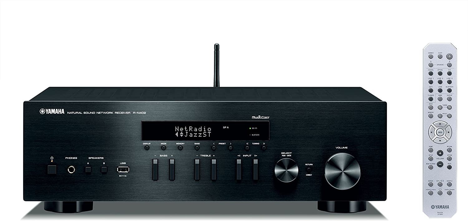 Yamaha Rn402bl Receptor Estéreo Con Wifi Y Bluetooth