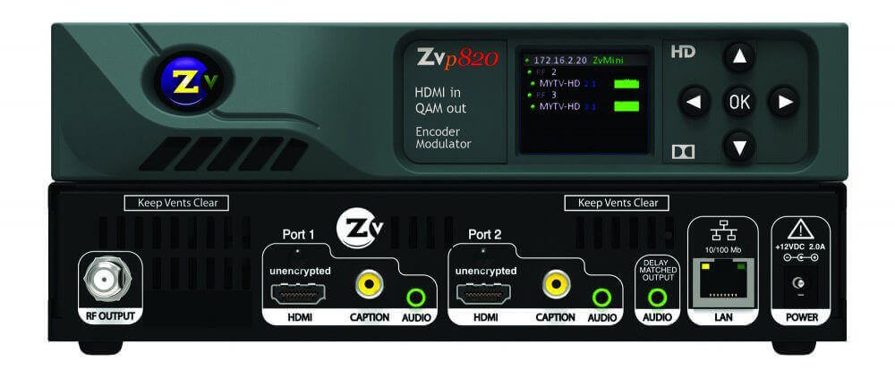 Zeevee Zvpro810i Distribuidor De Video Hd  Por Coaxial O Ip